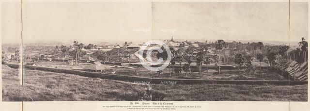 Rangoon: View of the Cantonment, November 1855. Creator: Captain Linnaeus Tripe.