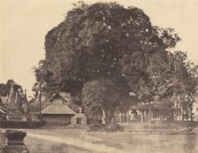 Rangoon: Great Bell of the Shwe Dagon Pagoda, November 1855. Creator: Captain Linnaeus Tripe