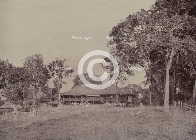 Rangoon: Mission House at Kemindine, November 1855. Creator: Captain Linnaeus Tripe.