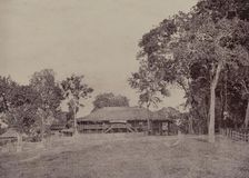 Rangoon: Mission House at Kemindine, November 1855. Creator: Captain Linnaeus Tripe