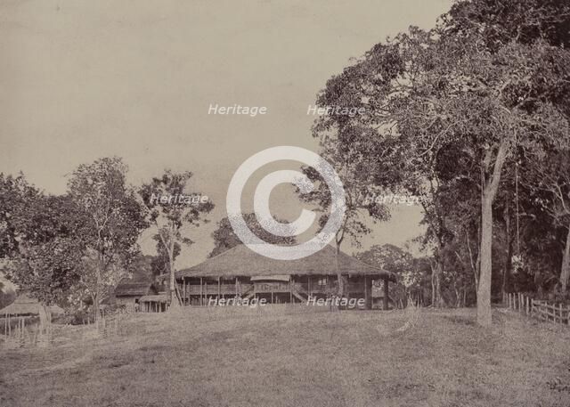 Rangoon: Mission House at Kemindine, November 1855. Creator: Captain Linnaeus Tripe.