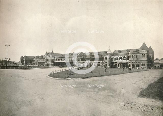 'Rangoon Railway Station', 1900. Creator: Unknown.