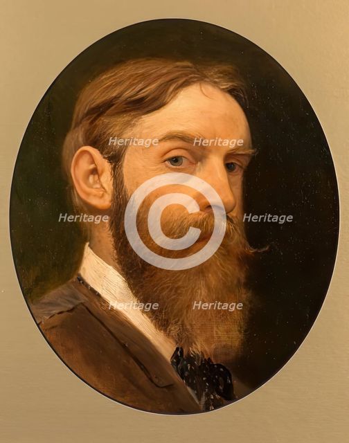 Randolph Caldecott, Self Portrait, 1884. Creator: Randolph Caldecott.