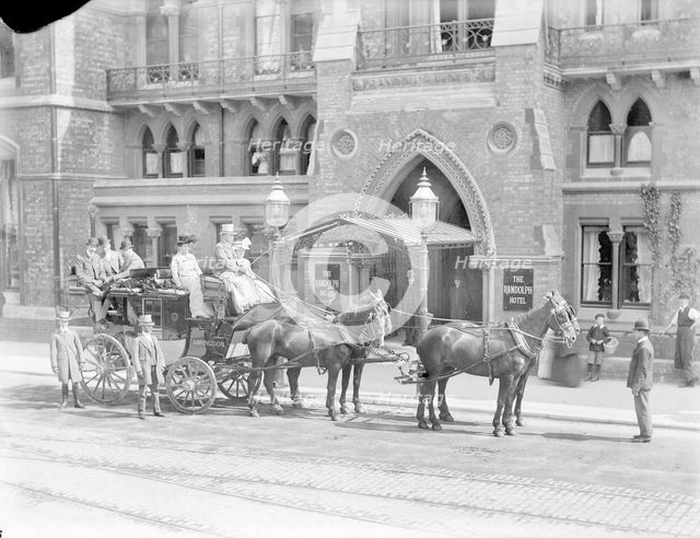 Randolph Hotel, Beaumont Street, Oxford, Oxfordshire, 1890.  Artist: Henry Taunt
