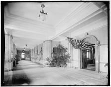 Randolph Street corridor, second floor, Wayne County Building, Detroit, c1902. Creator: Unknown