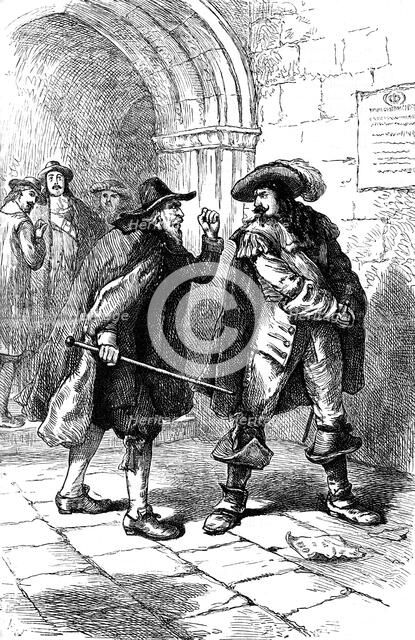 Randolph threatened, c17th century (c1880). Artist: Unknown