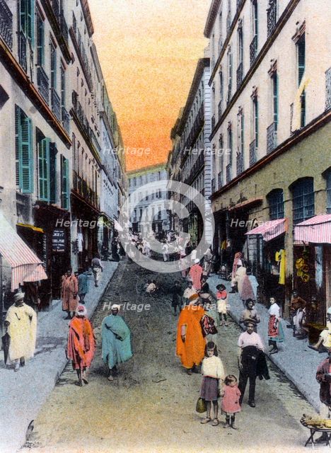 Random Street, Algiers, Algeria, early 20th century. Artist: Unknown