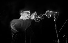 Randy Brecker, Brecon Jazz Festival, Brecon, Wales, Aug 2001. Creator: Brian O'Connor