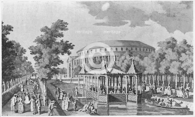 'Ranelagh in 1752, after Canaletti', c1750, (1904). Artist: Charles Grignion.