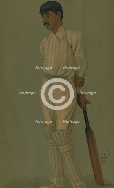 'Ranji', 1897. Creator: Sir Leslie Matthew Ward.