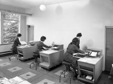 Rank Xerox copiers at British Steel, 1962. Creator: Michael Walters