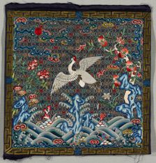 Rank Badge (buzi), 1736-95. Creator: Unknown