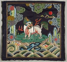 Rank Badge (buzi), 1736-95. Creator: Unknown