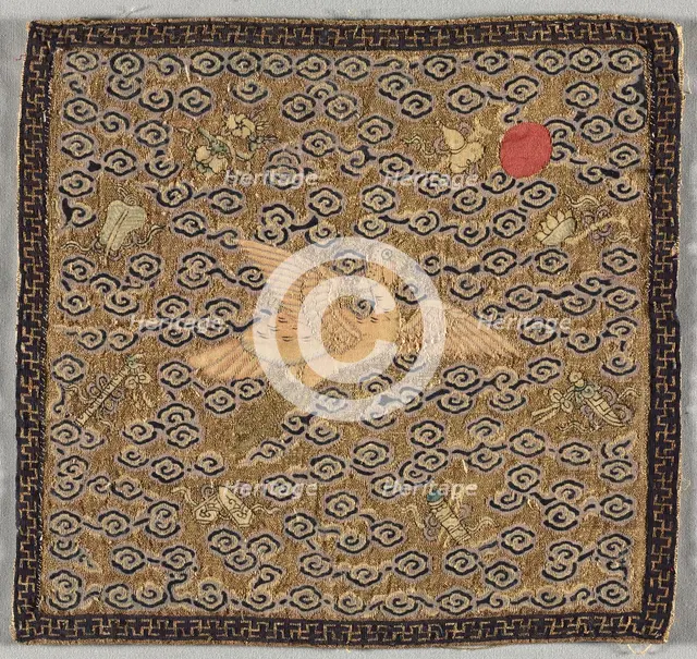 Rank Badge (buzi), 1850-99. Creator: Unknown.