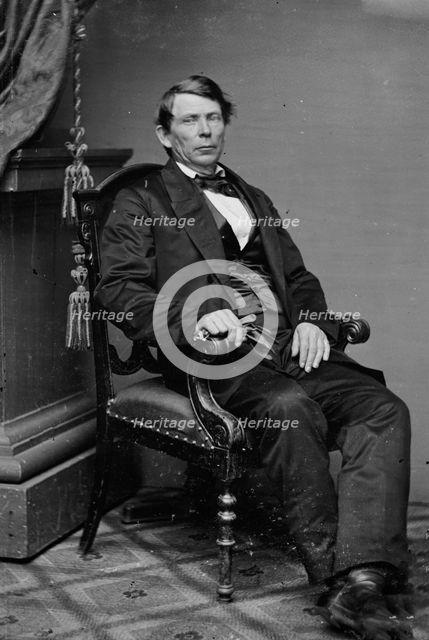Ransom Halloway, between 1855 and 1865. Creator: Unknown.