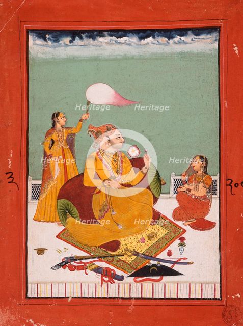 Rao Ajit Singh of Bundi (reigned 1770-1773), between c1770 and c1773. Creator: Unknown.