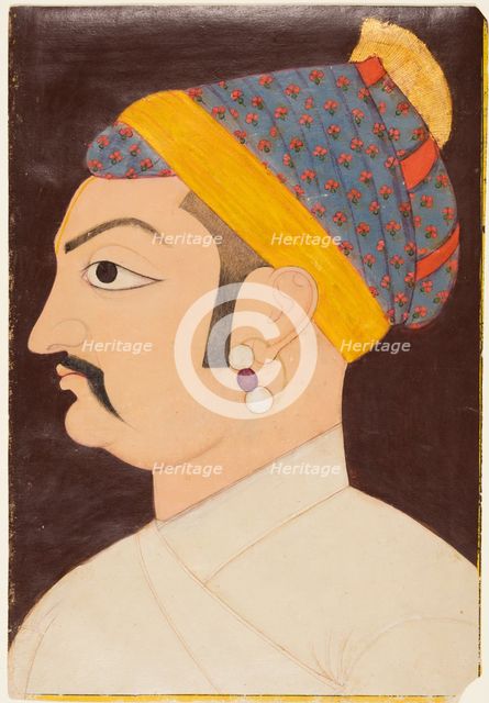 Rao Shiv Singh Chandrawat, c. 1720. Creator: Unknown.