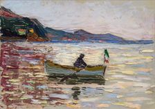 Rapallo. Boat at sea, 1906