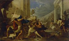 Rape of the Sabine Women, 1630. Creator: Johann Heinrich Schonfeld