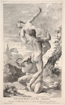 Rape of the Sabines, 1700s. Creator: Louis Desplaces (French, 1682-1739)
