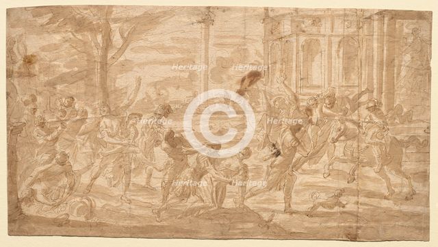 Rape of the Sabines, 1700s. Creator: Unknown.