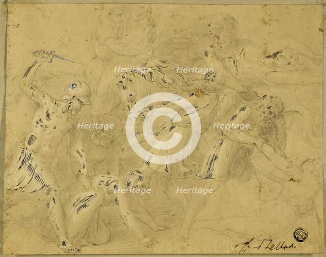 Rape of the Sabines, 18th century. Creator: Unknown.