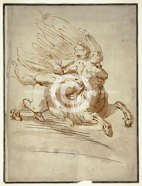 Rape of Deianira, after c. 1575. Creator: Unknown.