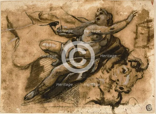 Rape of Europa, 1652-1705. Creator: Luca Giordano.