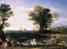 Rape of Europa 1655. Artist: Claude Lorrain