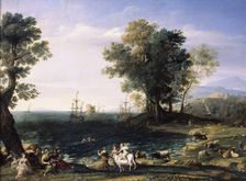 Rape of Europa 1655. Artist: Claude Lorrain