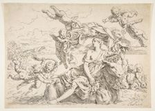 Rape of Europa, ca. 1636. Creator: Simone Cantarini