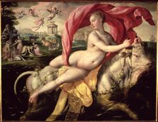Rape of Europa Martin de Vos Oil