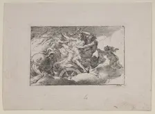 Rape of Persephone, ca. 1755-90., ca. 1755-90. Creator: Gaetano Gandolfi