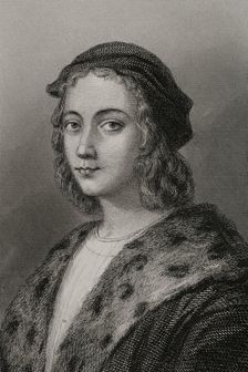 Raphael, (1483-1520), Italian Renaissance artist, 1856. Creator: Charles Geoffroy