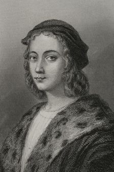 Raphael, (1483-1520), Italian Renaissance artist, 1856. Creator: Charles Geoffroy