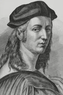Raphael (1483-1520), Italian Renaissance artist, 1883. Detail. Creator: Marcelo Paris