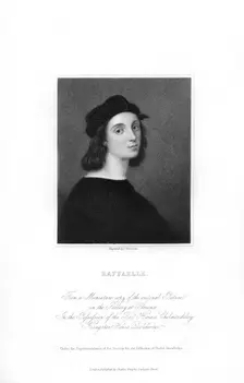 Raphael, Italian Reanaissance artist, (c1836).Artist: J Thomson