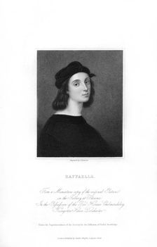 Raphael, Italian Reanaissance artist, (c1836).Artist: J Thomson