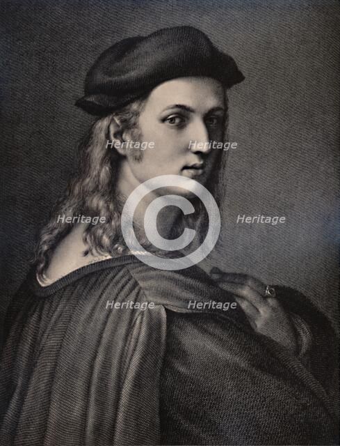 Raphael Sanzio, Italian Renaissance artist, 18th or 19th century (1894). Artist: Raphael Morghen.