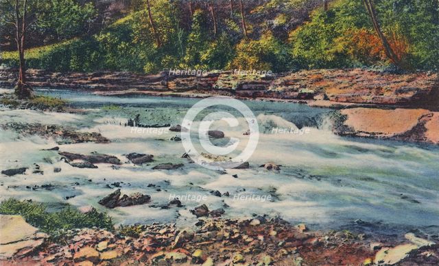 'Rapid Waters, Cherokee Park', 1942. Artist: Caufield & Shook.