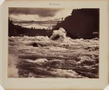Rapids above Niagara, c.between 1870 and 1900. Creator: Unknown