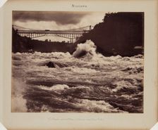 Rapids above Niagara, c.between 1870 and 1900. Creator: Unknown