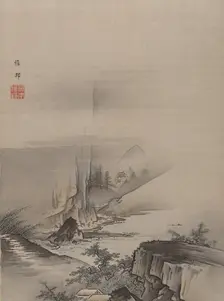 Rapids and Fall of a River. Creator: Hashimoto Gaho