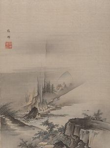 Rapids and Fall of a River. Creator: Hashimoto Gaho