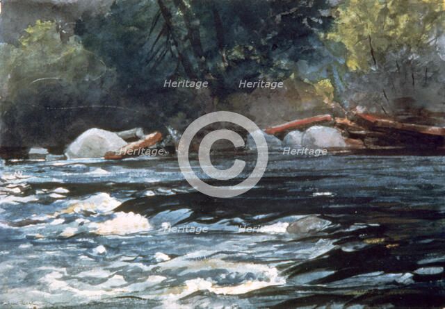 'Rapids, Hudson River', 1894. Artist: Winslow Homer