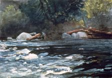 Rapids, Hudson River 1894. Artist: Winslow Homer