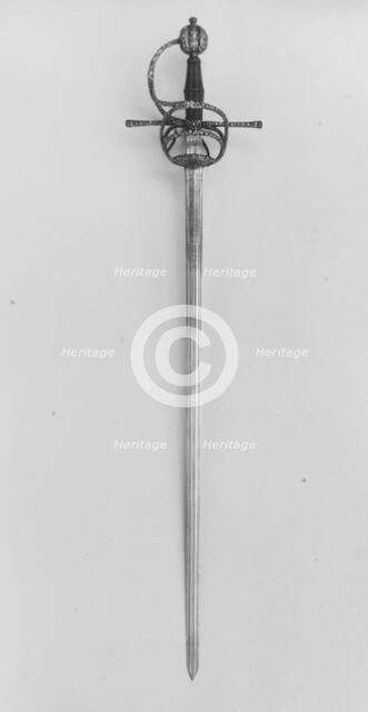 Rapier, Northern European, probably German, blade dated 1620. Creator: Unknown.