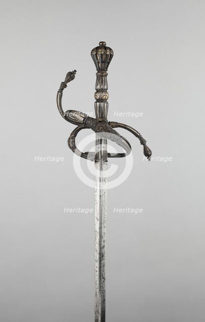 Rapier, Europe, western, 19th century in the mid-16th century style. Creator: Unknown.