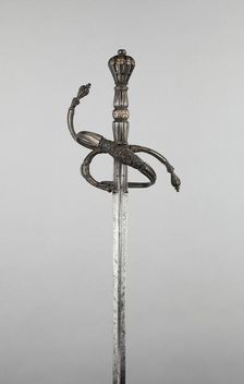 Rapier, Europe, western, 19th century in the mid-16th century style. Creator: Unknown