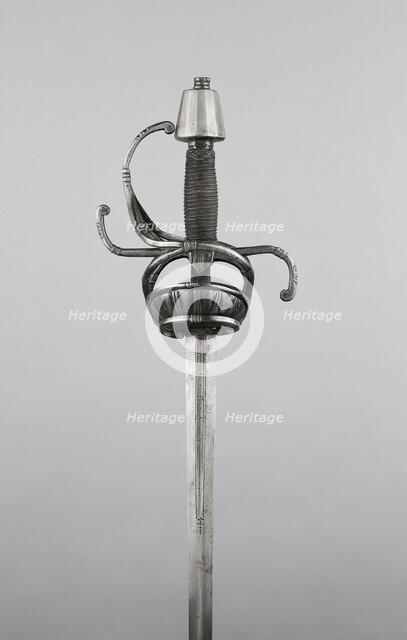 Rapier, Europe, southern, 1620-30. Creator: Unknown.